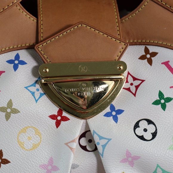 SOLD Louis Vuitton White Multi-Color Ursula Shoulder Bag - Picture 4 of 17